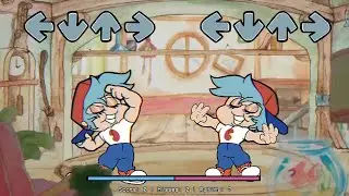 FUNKHEAD - Gameplay (not final) But 2 boyfriend.... || Friday Night Funkin Mod Cuphead