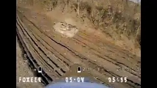 FPV Drone Targeting Vehicles Near Vuhledar -- South of Mykilske