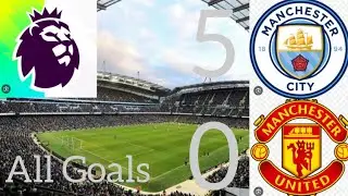 FC25 Premier League 2024/25 - Manchester City 5-0 Manchester United all goals #gaming #fc25