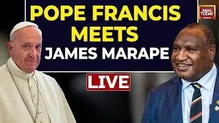 Pope Francis LIVE: Pope Meets Papua New Guinea PM James Marape | Pope Visits Remote  Town In PNG