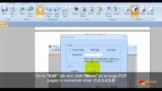 Rearrange PDF Pages with Classic PDF editor