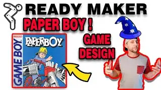 #1 - HOW TO MAKE THE PAPER BOY VIDEO GAME IN READY MAKER