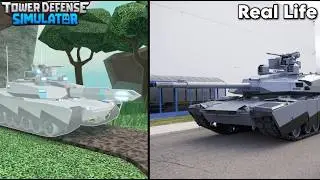 Military Vehicles in TDS, and their real life versions | Tower Defense Simulator