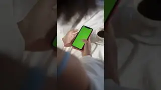 watching Mobile green screen effects scrolling mobile