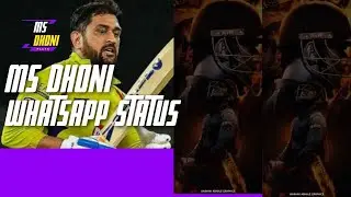 Ms Dhoni whatsapp status | Ms Dhoni whatsapp status 2021 ipl | Ms Dhoni batting ipl whatsapp status