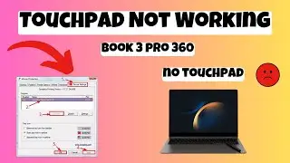 How To Fix Touchpad Not Working or Stopped Working Book 3 pro 360