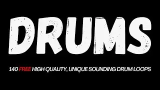 140 HIGH QUALITY DRUM LOOPS || FREE DRUM LOOPS || By Echosoundworks 😲