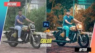 Photoshop Dark Cinematic tone Photo editing tutorial | Create a Beautiful COLOR GRADE