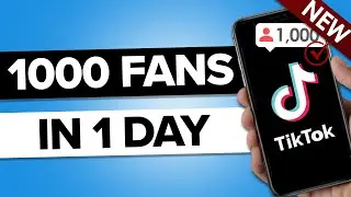 How To Gain 1000 Followers on TikTok in 8 Minutes (REAL TIKTOK FOLLOWERS)