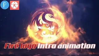 How to make fire logo reveal intro in kinemaster | Pixellab | AlvinTv editz