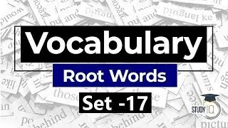 English Vocabulary, Get pro in Vocabulary with ROOT WORDS Set 17 for SBI IBPS RBI