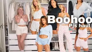 Boohoo pjs haul | try on