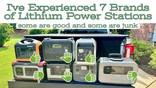 I've Experienced 7 Different Brands of LITHIUM POWER STATIONS // Some Are Good and Some Are Not