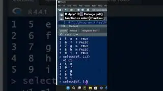 R ‘dplyr’ Package pull() function vs select() function 🔥📚