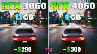 RTX 4060 vs RTX 3060 - Test in 10 Games