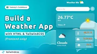 Build a beautiful Weather App (Frontend) with HTML and Tailwind CSS😎🚀