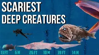 The Scariest Living Creatures of the Deep Sea | Size Comparison | Part 1