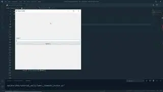 Python PyQt6 Tutorial (in 5 Minutes) - 05 - Create Label, TextEdit, and Button in 1 Form