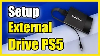 How to Setup External USB Hard Drive on PS5 (Fast Tutorial)