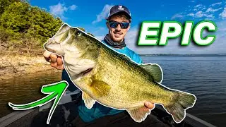 Fishing The LAND of GIANTS!! (NEW PB and 35 lb BAG of BASS)