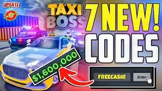 ⚠️UPDATE! CODES⚠️TAXI BOSS ROBLOX CODES 2024 - TAXI BOSS CODES 2024