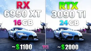 RX 6950 XT vs RTX 3090 Ti - Test in 10 Games