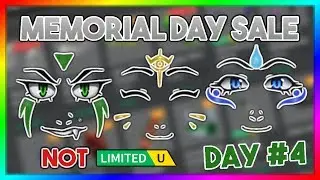 THESE FACES AREN'T LIMITED? ROBLOX MEMORIAL DAY SALE 2019 REVIEW | DAY FOUR