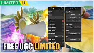 (💥Free UGC) Super Power Legends Script • Auto Farm (Golden Valkyrie)