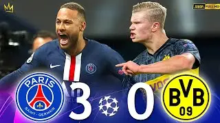 NEYMAR JR MOCKS AND HUMILIATES HAALAND | PSG vs Borussia Dortmund 3 - 0 Highlights & Goals 2020