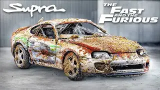 Restoration and Rebuild Toyota Supra JZA80 Twin-Turbo model car