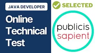 New Format | Publicis Sapient | Java Developer | Coding Test | Data Structures | Algorithms | DSA