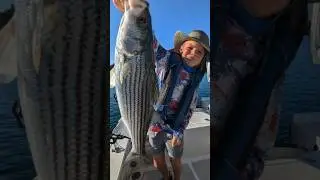 Striper Fishing Charter Lake Lanier GA #takeakidfishing #fishing #bigfish #catchandrelease