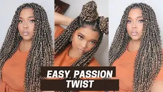 Easy Crochet Passion Twists (Illusion Braiding Method)