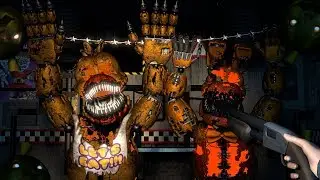 [FNAF SFM] HALLOWEEN FNAF 6 Ultimate Custom Night | Cheating & Counter Jumpscares All Animatronics