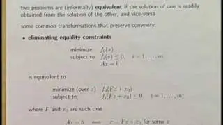 Lecture 5 | Convex Optimization I (Stanford)