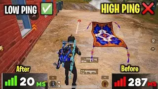 High Ping Problem Solution Pubg | Pubg Ping High Problem Best Solution 2024🔥