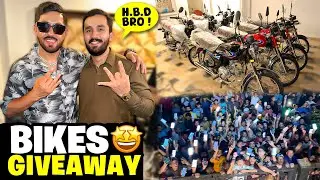 10 Bikes Giveaway on my Friends Birthday🥳Sorry Amma Baba😔