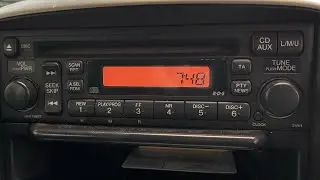 Honda CRV Clock Setting how to change the clock in the radio