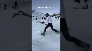 2018, invention of Snowfeet, colorized ⛷️ 😎