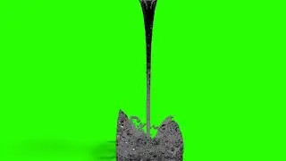 FREE HD Green Screen - POURING WATER Water Simulation