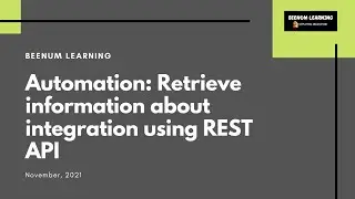 How to  Retrieve information about integration using REST API | OIC Automation