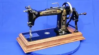 Antique Wheeler And Wilson 9 Sewing Machine