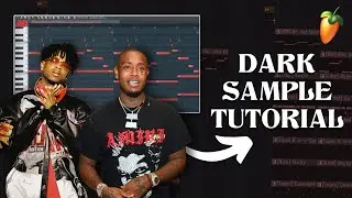 How SOUTHSIDE Makes DARK SAMPLES for 21 SAVAGE & GUCCI MANE | FL Studio 20