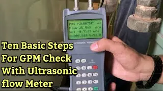 Ten Step For  Flow Check  With Ultrasonic Flow Meter Any Line Related To #Hvac in Urdu /Hindi