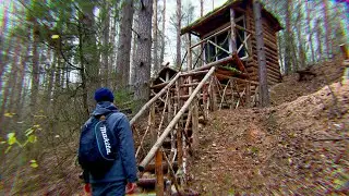 НАШЕЛ САМУЮ НЕОБЫЧНУЮ ЗЕМЛЯНКУ - в ГОСТЯХ у ГАРИКА RainMan | Bushcraft