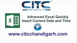 Advanced Excel Quickly Insert Current Date and Time