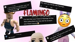 FLAMINGO IS MY FRIEND?! READING YOUR COMMENTS | Bunny Blox