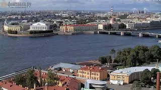 LIVE St. Petersburg Peter and Paul Fortress Петропавловская крепость, Васильевский остров онлайн