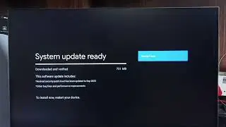 IMPEX Google TV : How to Download and Install System Update - Install New Firmware