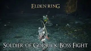 ELDEN RING - Soldier of Godrick Boss Fight PlayStation 5 Gameplay